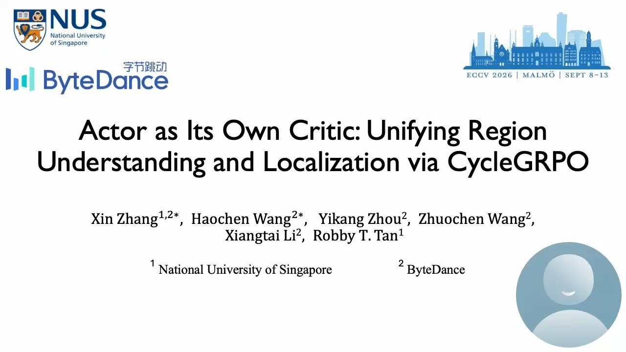 CycleGRPO paper presentation video